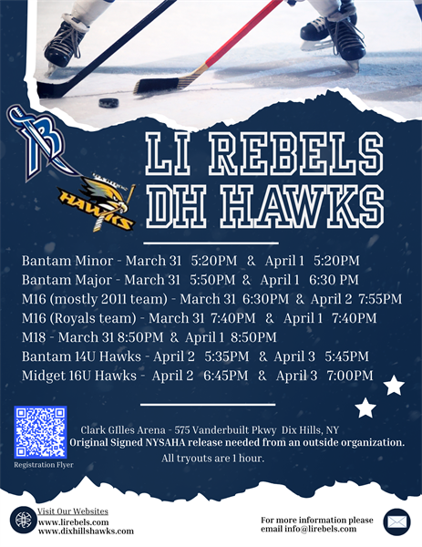 See You at the Rink for Brush Ups and Tryouts